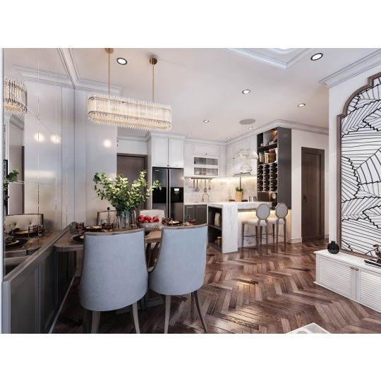 NỘI THẤT PHONG CÁCH HIỆN ĐẠI VÀ BÁN CỔ ĐIỂN