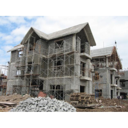 Thi công xây thô tường Bến Tre