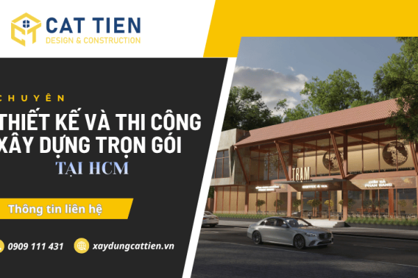 Nhận thiết kế  và thi công xây dựng trọn gói HCM 