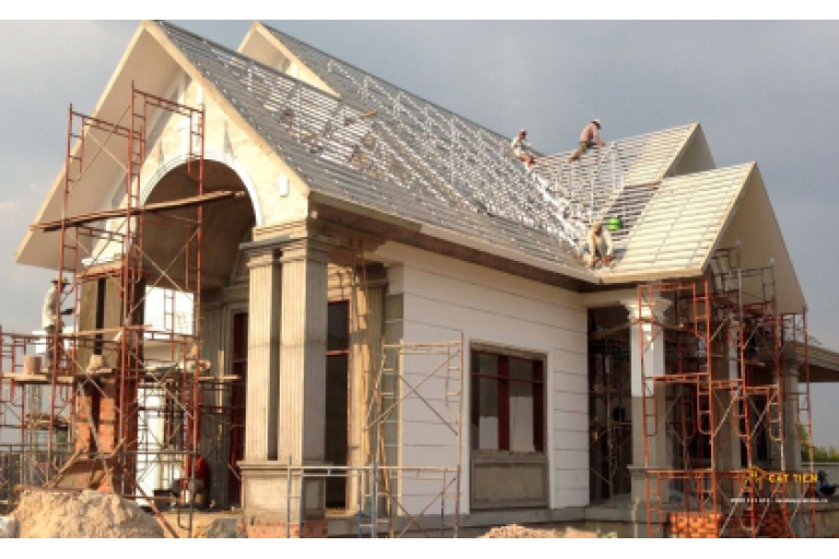 Thi công xây thô tân túc