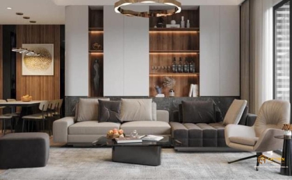 NỘI THẤT PHONG CÁCH HIỆN ĐẠI VÀ BÁN CỔ ĐIỂN